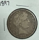1897 Liberty Seated Half Dollar -Historic Coin- Very Good-Looking Coin!!! L@@K