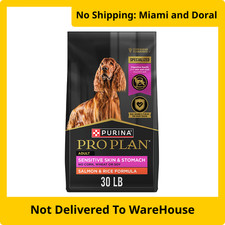 Genuine Purina Pro Plan Adult Sensitive Skin & Stomach Salmon & Rice 30 Lb 1.93 per pound