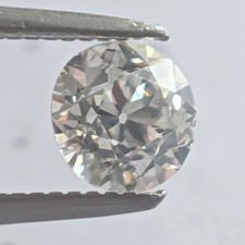 GIA Natural Diamond Old European Brilliant Cut 0.56 Ct F color VS2 clarity Cert 2069.64 per carat