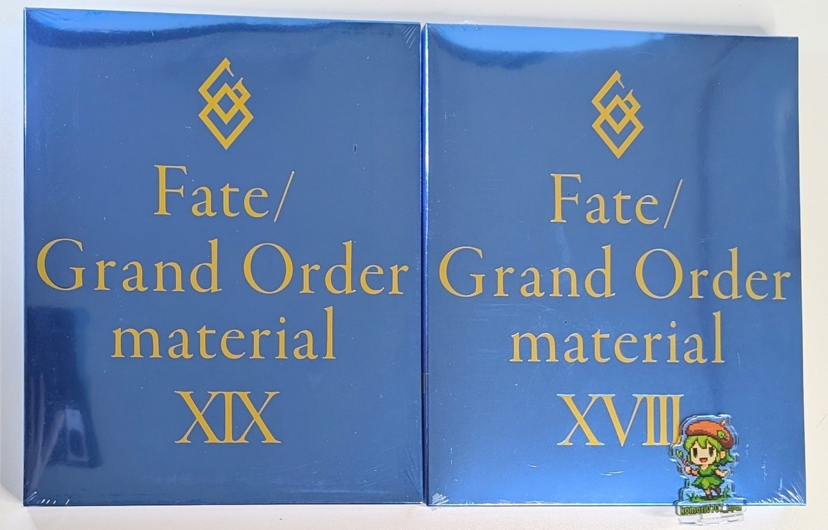 Fate/Grand Order Material XVIII XIX Art Book set factory sealed