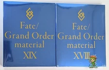 Fate/Grand Order Material XVIII XIX Art Book set factory sealed type-moon