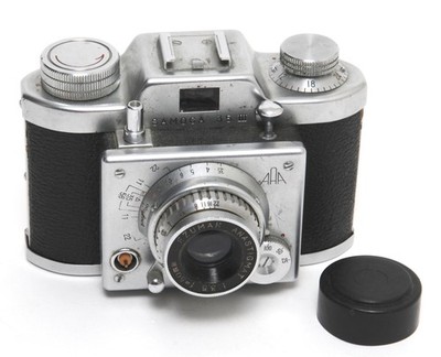 Vintage Samoca 35 III Film Camera w. C. Ezumar Anastigmat 1:3.5/50 mm clean gla