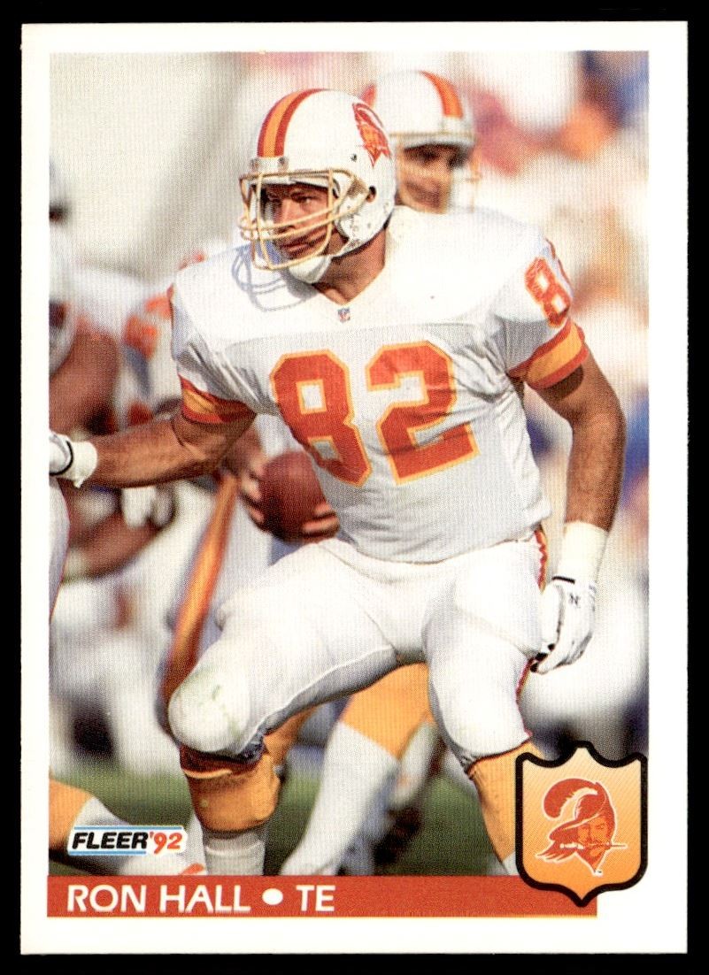1992 Fleer Ron Hall Tampa Bay Buccaneers #405