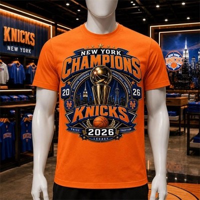 New York Knicks Champions 2026 Shirt, Royal Blue Basketball Fan Tee FREESHIP