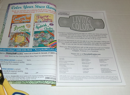 Creative Expressions Vol 36 Living Colors Coloring Book THEME Cats NEW FREE SHIP - Picture 24 of 24