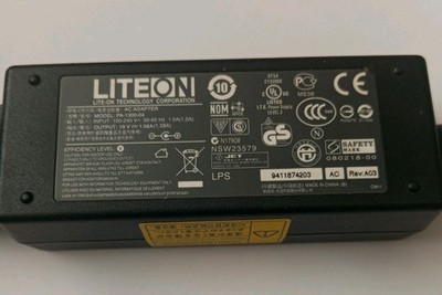 LiteOn PA-1300-04 Ladekabel - Laptop - Netzteil! 19V 1,58A! Getestet! Acer!