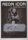 2021-22 Skybox Metal Universe Neon Icon Auto Brad Marchand #NI-19