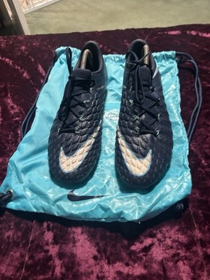 Nike Hypervenom Phantom 3 DF FG Soccer Cleats Light Aqua/Black, Size 10.5
