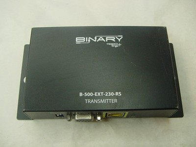 BINARY TRANSMITTER B-500-EXT-230-RS - NO POWER SUPPLY INCLUDED