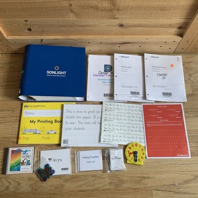 Sonlight Homeschool Curriculum 1st Grade A Used IG New Worksheets Bundle