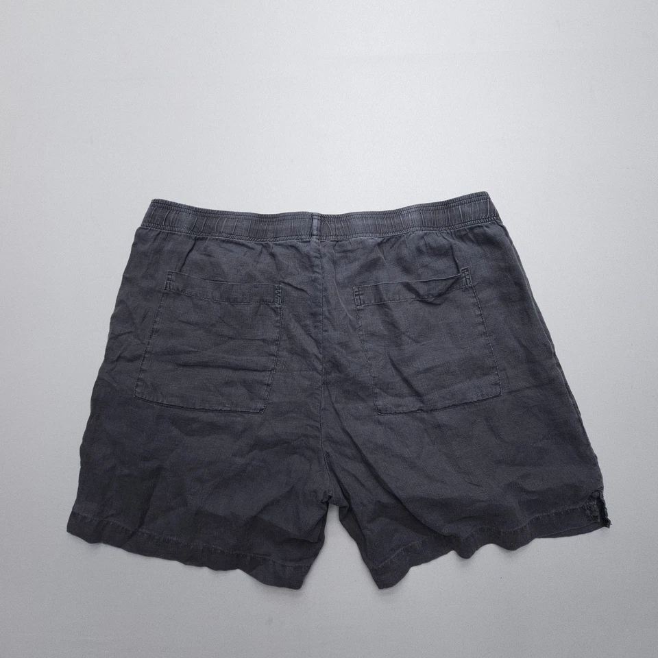 JAMES PERSE Straight Leg Garment Dyed Linen Drawstring Shorts Mens 4 (USA XL) - Image 2 of 4