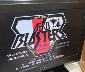 Hudson Soft Aero Blasters HC90038 TurboGrafx-16 PC Engine