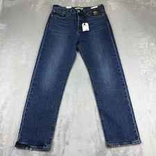 Levi’s Premium Wedgie Straight Jeans Women's Size 29x28 Blue High Rise