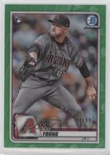 2020 Bowman Chrome Green Refractor 98/99 Alex Young #66 18zp