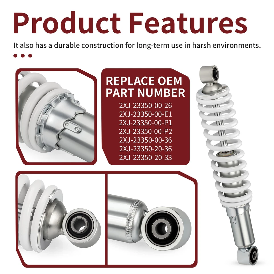 1988 1989-2006 для Yamaha бластер 200 YFS200 белый L + R передний амортизатор квадроцикл - Изображение 3 из 4