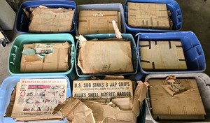 Massive Lot 500+ lb WW2 World War 2 Newspapers WWII Truman Churchill USA 1940s 