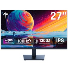 KTC Monitor 27 Pollici QHD 100Hz (120Hz OC) Schermo PC IPS Panel Schermo anti