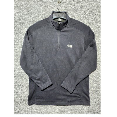 The North Face Power Stretch 1/4 Zip Mock Neck Pullover Men's Black 100