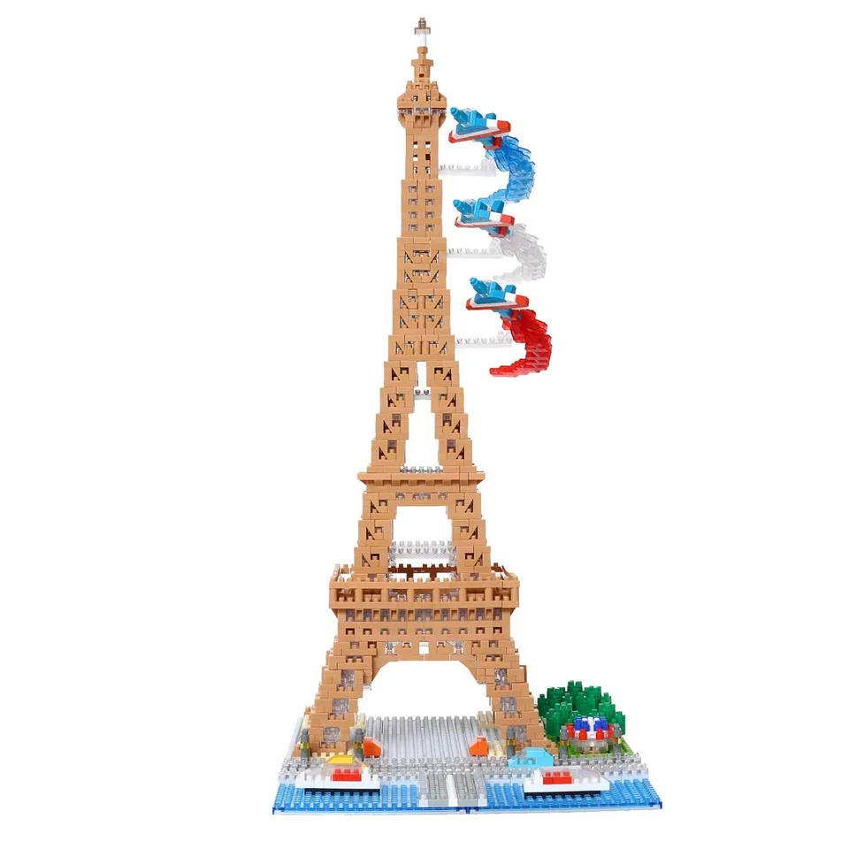 Japan NEW Kawada nanoblock Paris Seine Deluxe Edition NB-057 - Image 4 of 4