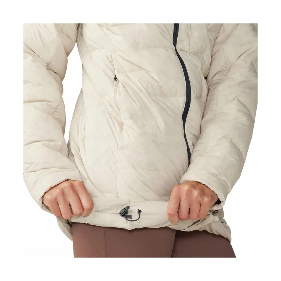 Mountain Hardwear女式弹力派克大衣中号野生牡蛎 — 第 3/4 张图片