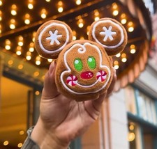 Disney Parks Create Your Own Ear Headband Christmas Gingerbread Mickey Plush
