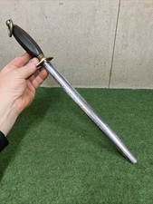 vintage Oval sharpening steel F.Dick, Made In Germany. Butchers Or Chefs Tool