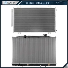 Automotive Aluminum Radiator & AC Condenser Cooling Kit For 2018 Honda Odyssey