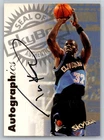 1997-98 Skybox Premium Tyrone Hill Autographics Auto #NNO Clippers