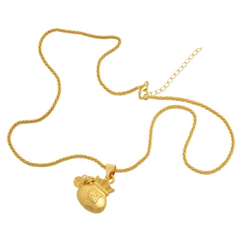 Attractive Necklace for Wealth Attraction Auspicious Clouds Money Bag Style - Picture 8 of 12