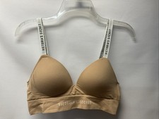 Victoria  s Secret Bra Medium Beige Lightly Padded Wireless Bralette