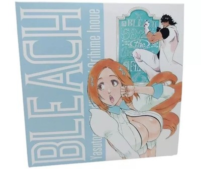 Orihime & Sado ''Chad'' Bleach Exhibition Vinyl Mini Coaster Rare Anime Art Waifu 