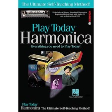 Hal Leonard Play Harmonica Today Complete Kit Book/CD/DVD/Hohner Bluesband