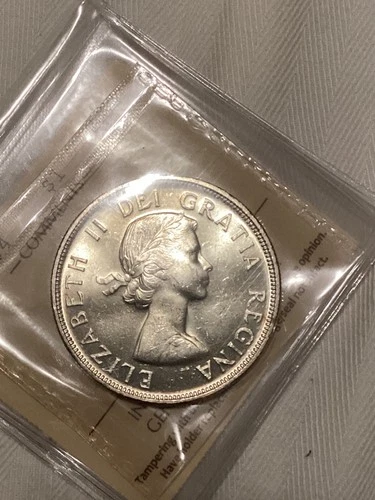 1954 SWL SILVER DOLLAR ICCS GRADED MS 64