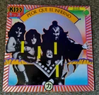 KISS - PEOR QUE EL INFIERNO mexico 1ST PRESS gamma 1975 laminated cover RARE LP