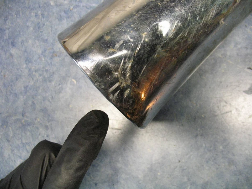 TUBO SILENCIADOR ESCAPE 1981 YAMAHA SR185H 5H0 EXCITER SR185 H 81 Foto 4 de 4