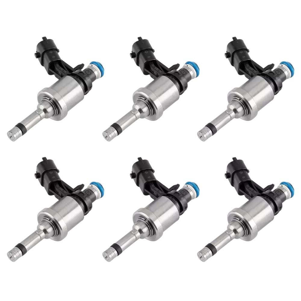 12638530 6x Fuel Injectors For GM Chevrolet Camaro Traverse GMC Acadia CTS 3.6L