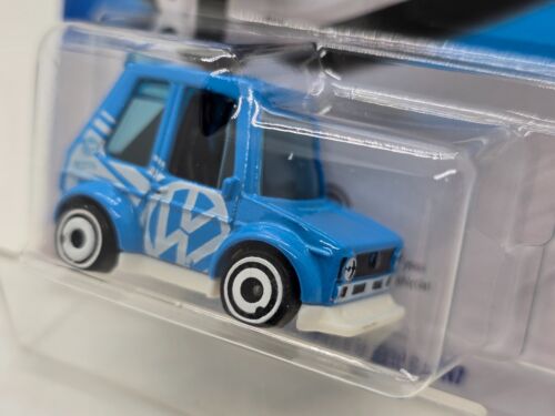 Hot Wheels 2023 Treasure Hunt Tooned Volkswagen Golf MK1 Blue HW Tooned Series - Picture 4 of 10