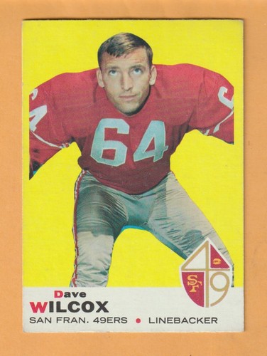 Dave Wilcox San Francisco 49ers 1969 Topps #44 HOF Vale Oregon Ducks