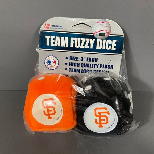 San Francisco Giants Fuzzy Car Dice 4in Bat Keychain, Winter Gloves MLB Lot of 4 - Picture 23 of 24