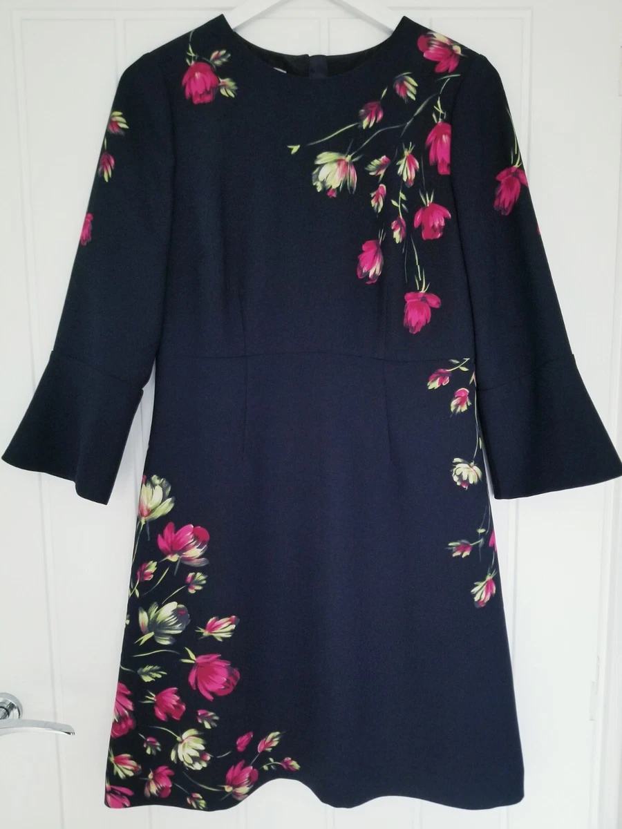 Hobbs painted rose clearance dress