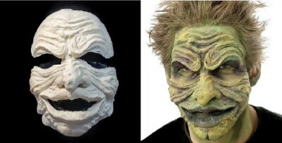 Troll Vollgesichts Schaumlatex Prothesenmaske Woochie unlackiertes Gerät FO063 NEU
