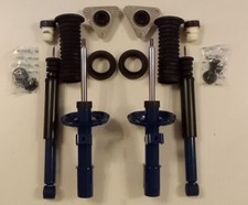 Satz 4 Gasdruck Stoßdämpfer Renault Twingo 3 BCA BCM Domlager Staubschutz VA HA