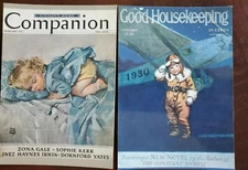 Nostalgic Good Housekeeping Magazine Womens Companion Postcard lot of 2