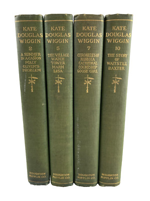 1917 Writings Of Kate Douglas Wiggin, Quillcote Edition - Vol. 2, 5, 7 ...
