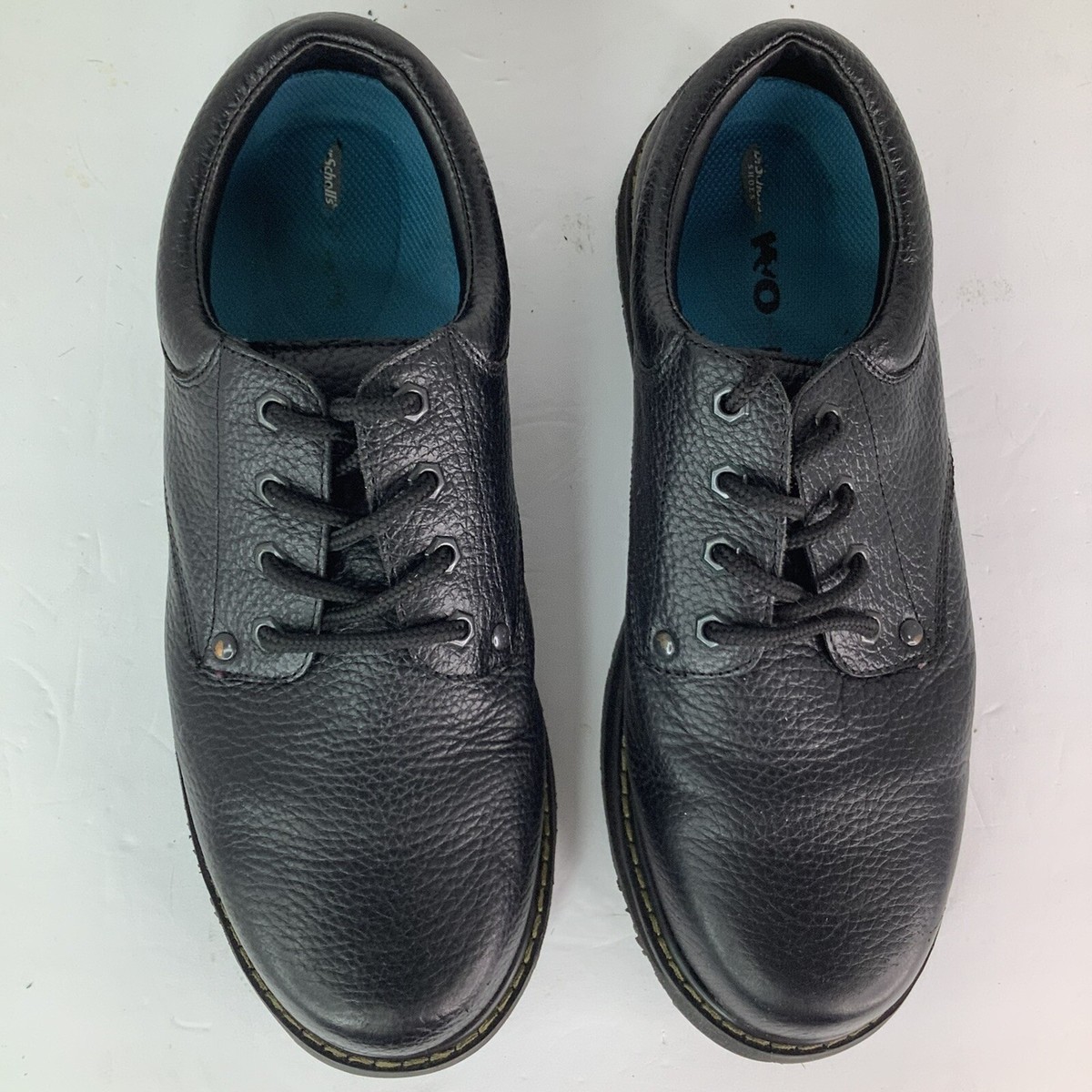 Dr Scholls Harrington Mens Black Leather Composite Toe Work Oxford Shoes 9.5 M Dr. Scholl main image 4