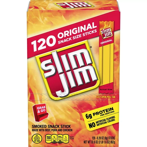 Slim Jim Original (120 Ct.) FREE SHIPPING