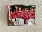 2020 Shohei Ohtani & Mike Trout Topps Series 1 Angels Team Card Gold 946/2020