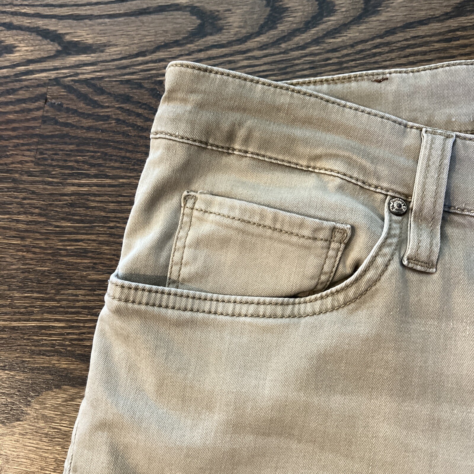 34 Heritage Pants Men 32 X 26 Tan Charisma Comfort Rise Classic Jeans Pockets - View 2