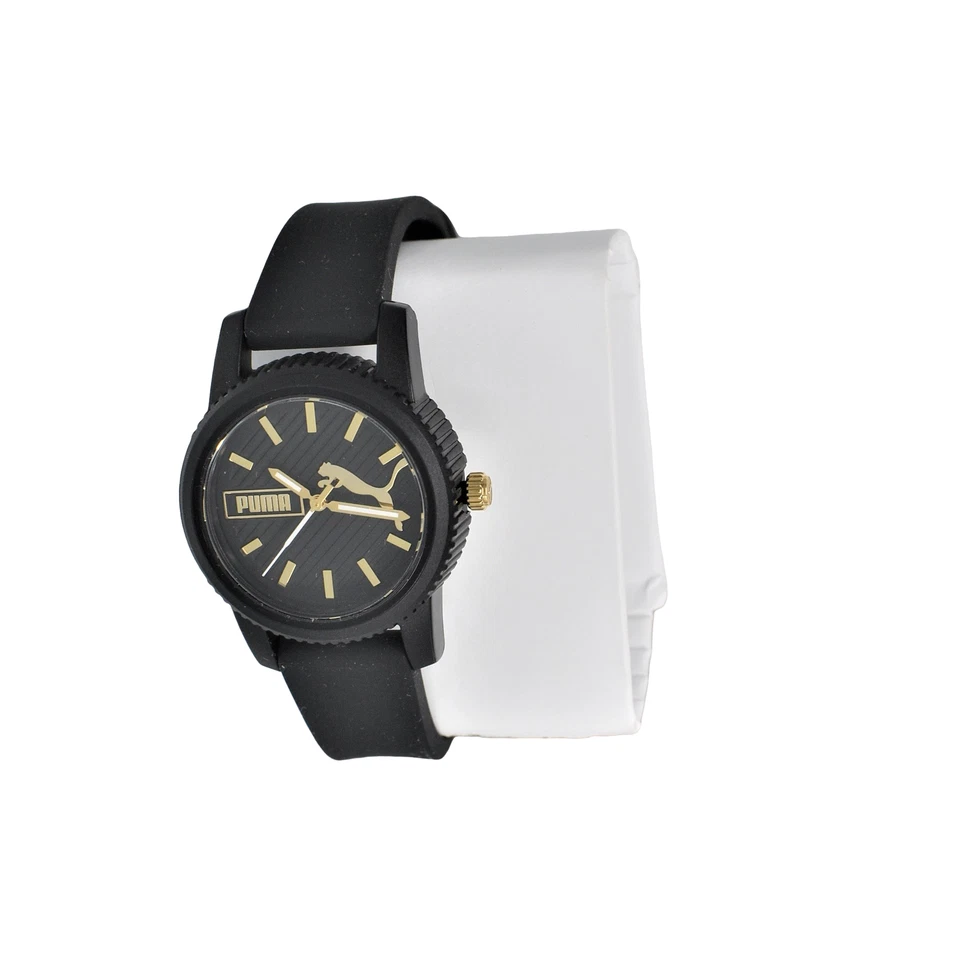 Reloj para mujer Puma P1064 Ultrafresh de tres manecillas de silicona negro Foto 2 de 4