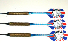 Soft Tip Darts, Used 13 Gram Brass with New Aluminum Shafts and Flights 2105